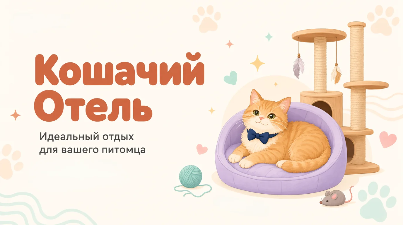 Кошачий Отель — идеальный отдых для вашего питомца